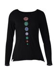 Black Long Sleeve Tops Ladies
